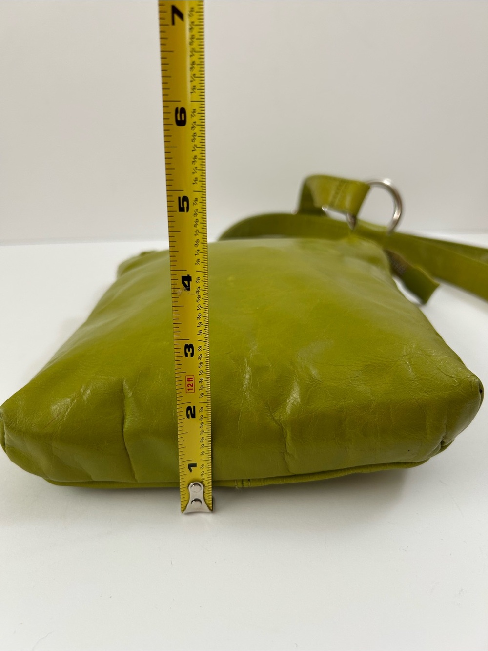 Hobo The Original - Green Leather Crossbody Bag - Picture 13 of 16
